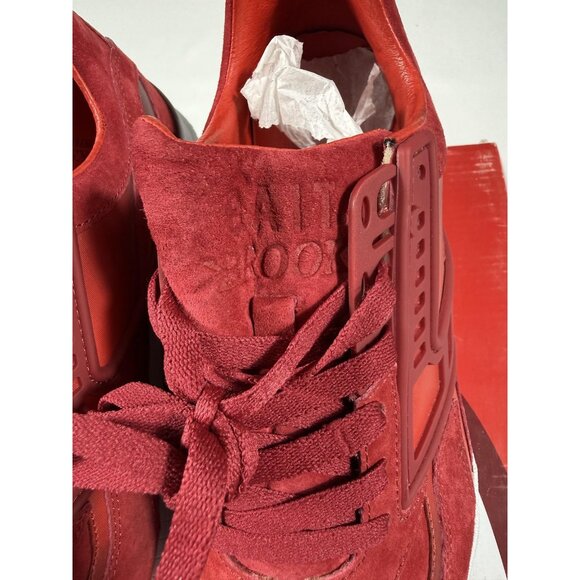 Brooks X BAIT Regent Inferno Running Shoes Mens Size 9.5 Red Suede 110205 1D 656 main image 7